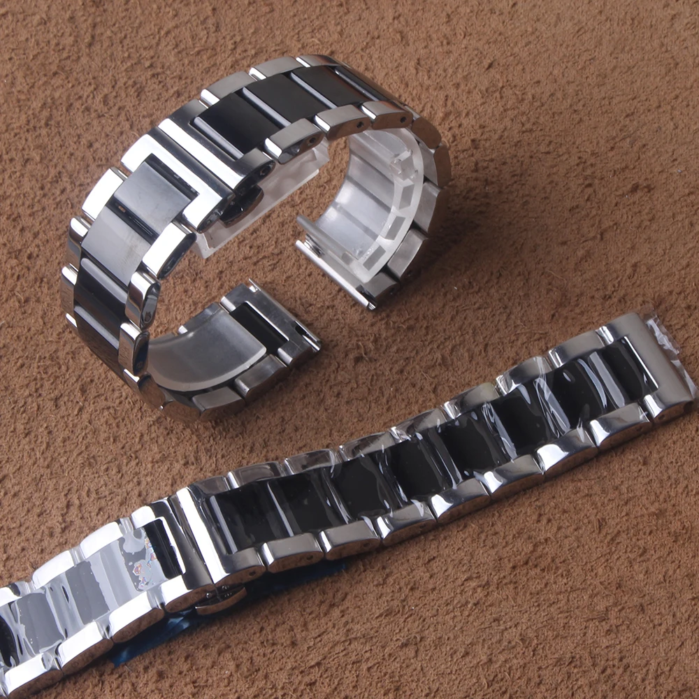 Фото Ремешок из нержавеющей стали для наручных часов Samsung Galaxy Watch 4 Classic Active2 42 мм 46 40 44 мм 18 мм 24 мм №4