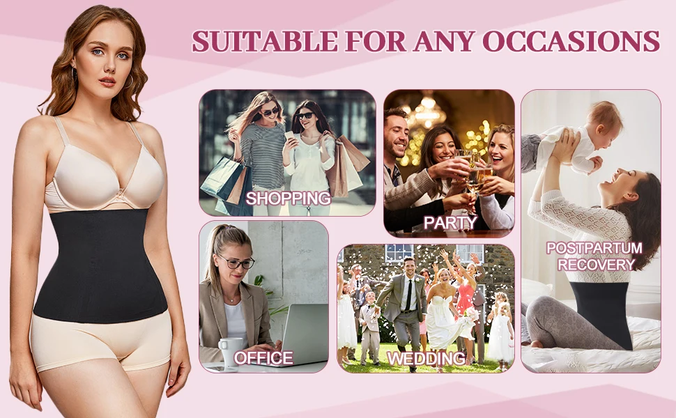 Description Picture 6 of itemWomen Waist Cinchers Ladies Corset Shaper Band Body Building Trainer Postpartum Belly Slimming Belt Modeling Strap Shapewear
