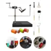Rotary Fly Tying Vise Fishing Fly Tieing Tools Portable Lure Making with Fly Tying Threads Fly Making Tool Fly Tying Station 4