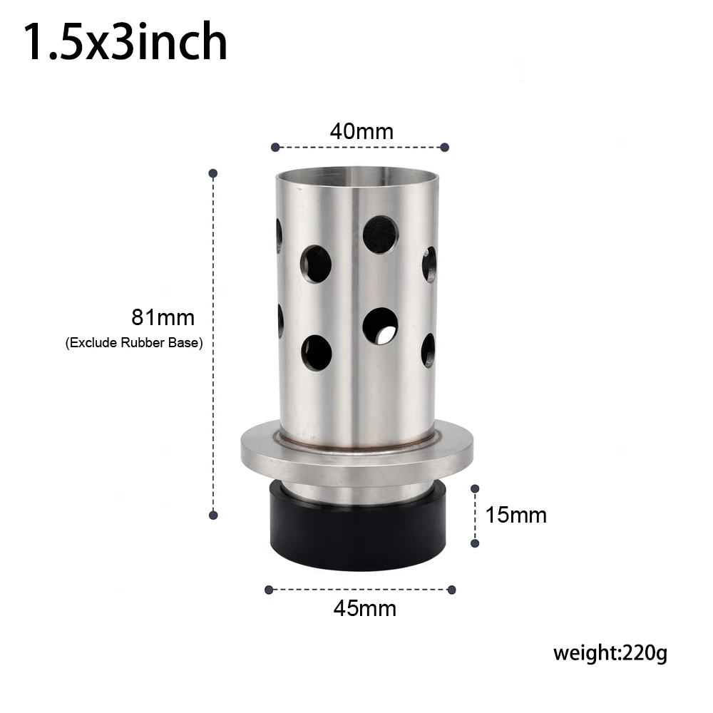 Mini Perforated Stainless Steel Casting Flask with Rubber Base for Jewelry Vacuum Lost Wax Casting Mold Tool