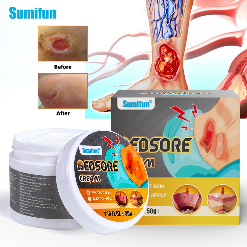 

1/5/10Pcs Sumifun Bedsore Treatment Cream Remove Rot Necrotic Tissue Plaster Sores Wound Healing Antibacterial Medical Ointment