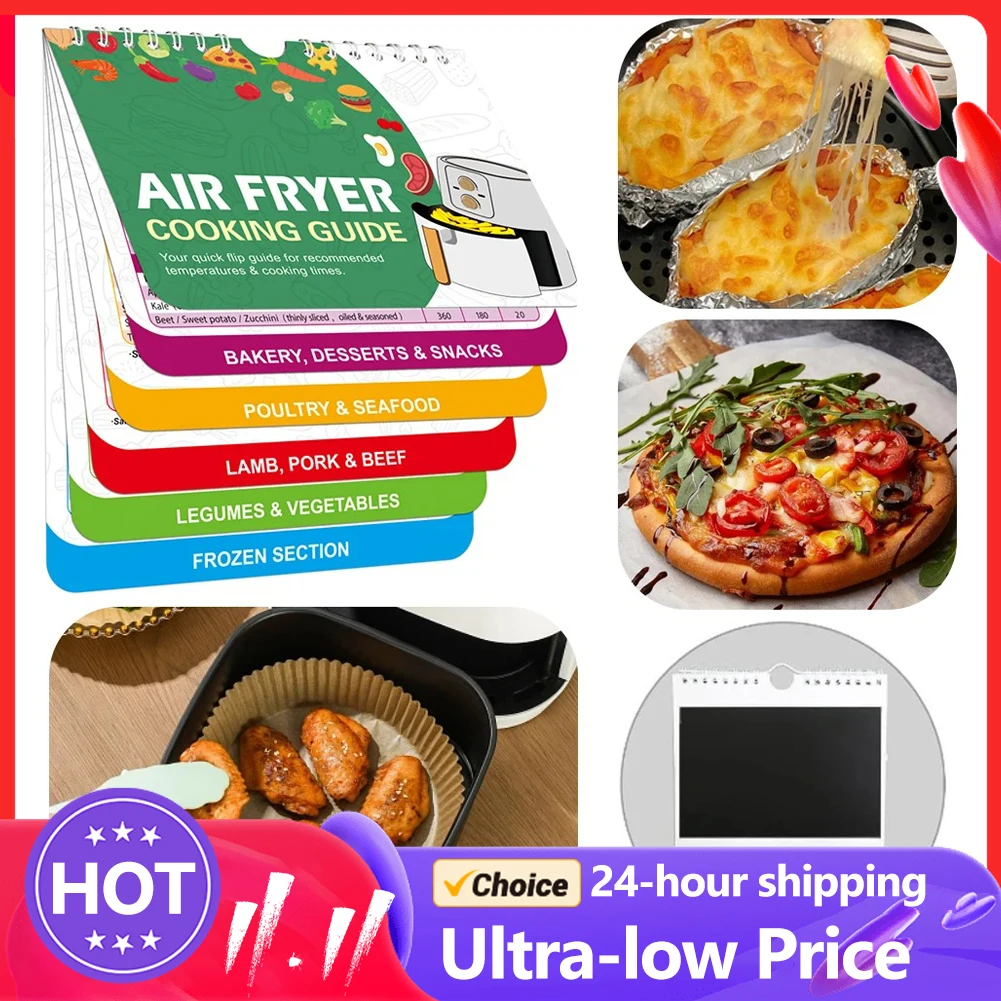 Air Fryer Magnetic Cheat Sheet Air Fryer Recipes Temperature and Cooking Time Guide Beginners and Advanced Users Kitchen