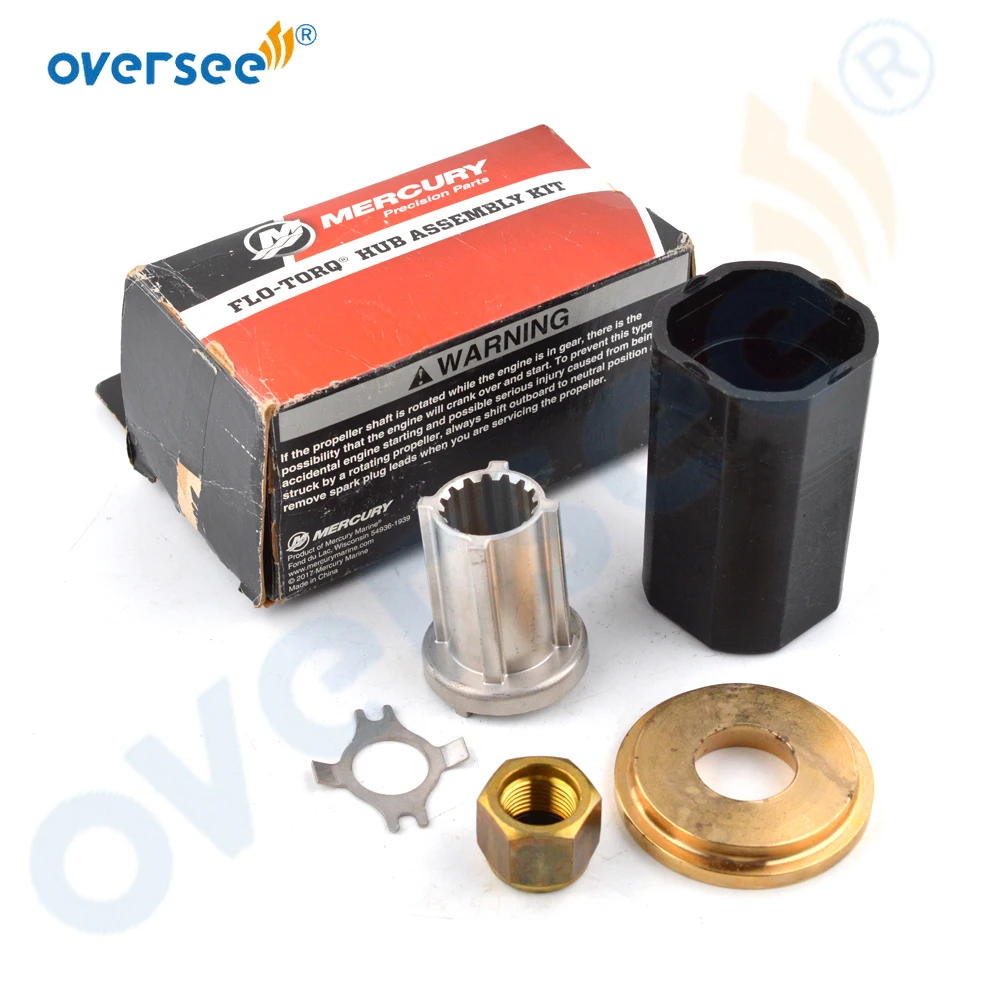 835257K1 FLO-TORQ II HUB KIT boat motor parts FOR MERCURY 40-60CT/BIGFOOT 70-300HP & MERCRUISER