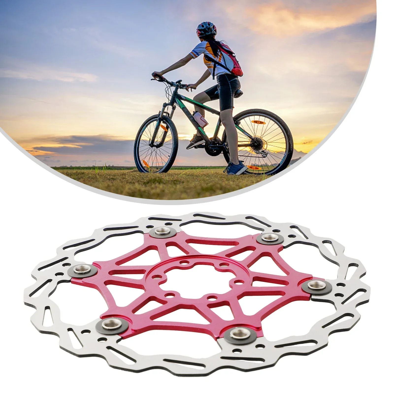 2 Dischi Freno Bici 160mm In Acciaio Inox - Per MTB, Bici Da Strada, BMX Con Viti
