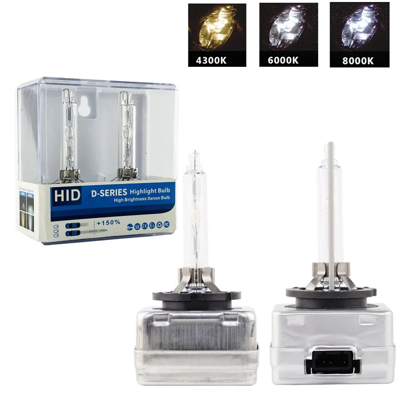 2Pcs 35W D1S D2S D2R D3S D4S D4R 4300K 6000K 8000K White