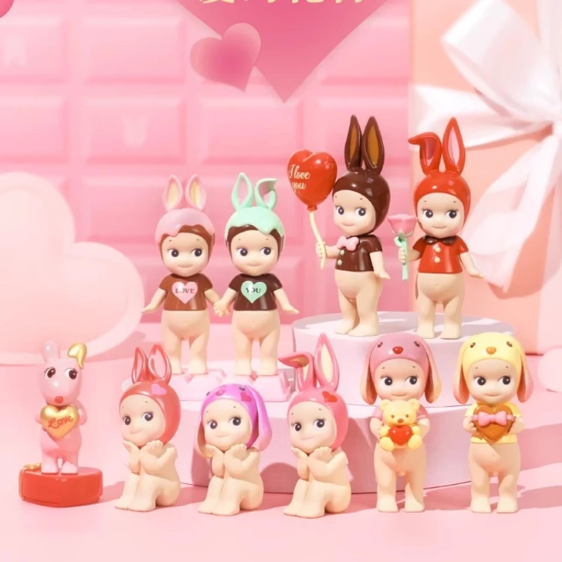 

Sonny Angel Gifts of Love Series глухая коробка игрушки загадочная коробка Милая Аниме Фигурка настольное украшение Коллекционная модель Kawaii Girl Gift