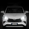 1:32 Toyota Highlander 2023 SUV Alloy Die Cast Toy Car Model Sound and Light Pull Back Children's Toy Collectibles Birthday Gift 6