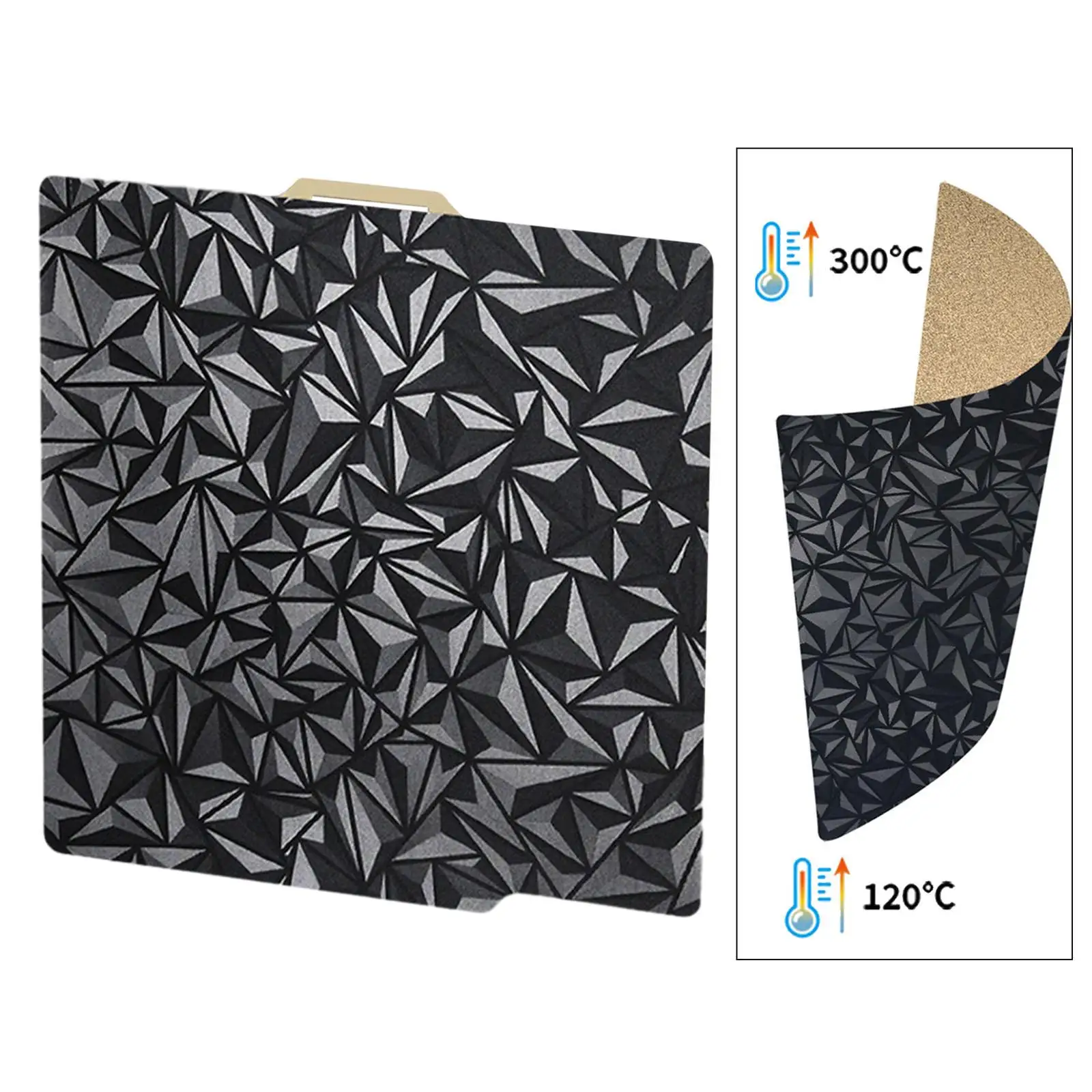 

Встроенная двухсторонняя Съемная Платформа ПЭТ черная поверхность простая в использовании платформа для горячей платформы платформа для 3D принтера для P1P x1C