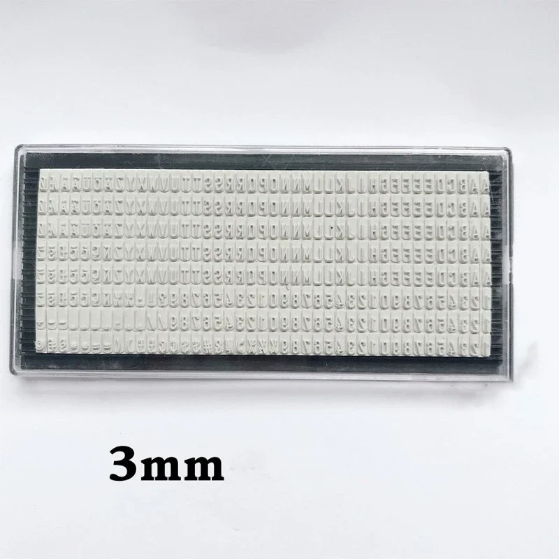 Rubber Stamp 3mm/4mm/6.4mm Stamp Letters Plate Custom Personalised Name Address Accessory for Digital Letter Stamp DIY Scrapbook