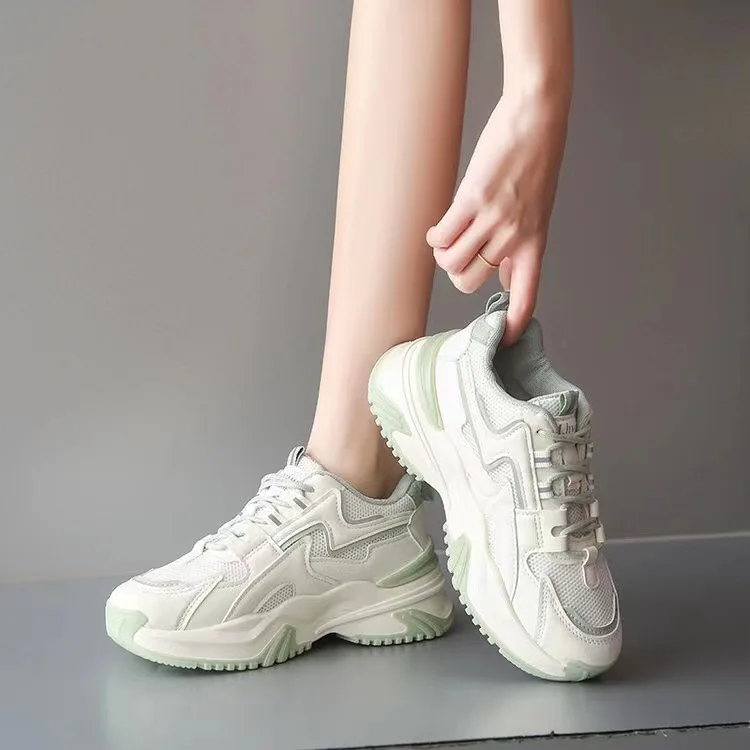 Shopee Shoes Women Hotwind Women's Canvas Shoes Color Block Casual