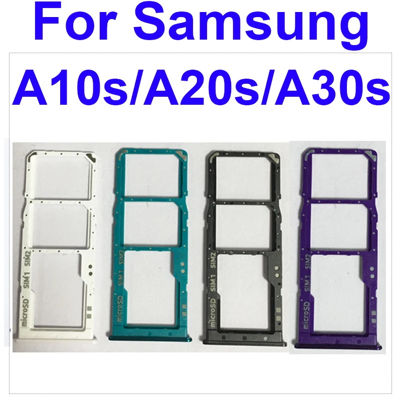 

For Samsung A10S A107F A20S A207F A30S A307F Sim Card Tray Micro SD Reader Sim Card Holder SD Card Slot Replacement Parts