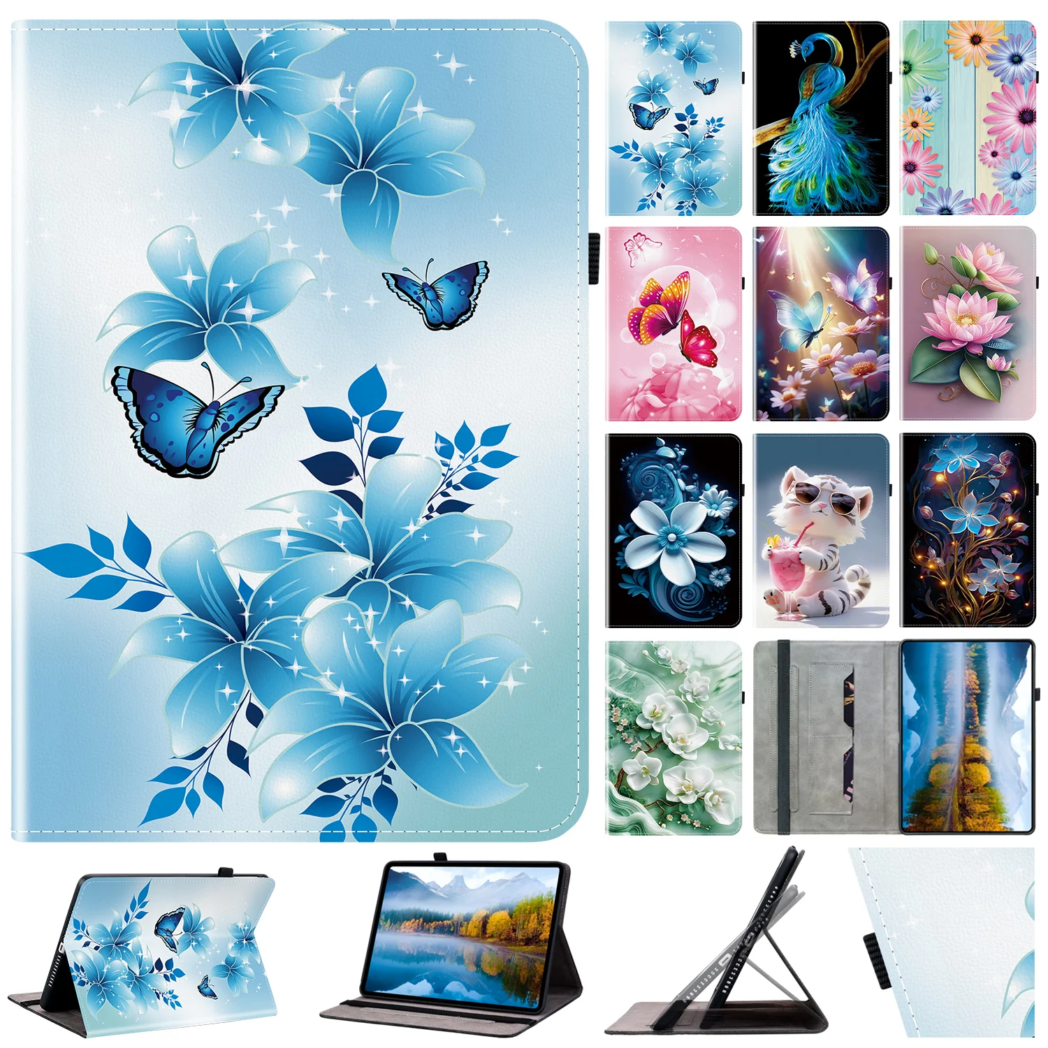 Premium Leather Tablet Cover - Elegant Design