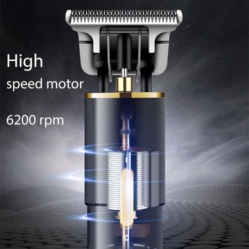 Kemei Hair Clipper Electric hair trimmer Cordless Electric Shaver beard Trimmer Men Hair Cutting Machine chargeable T9 razor