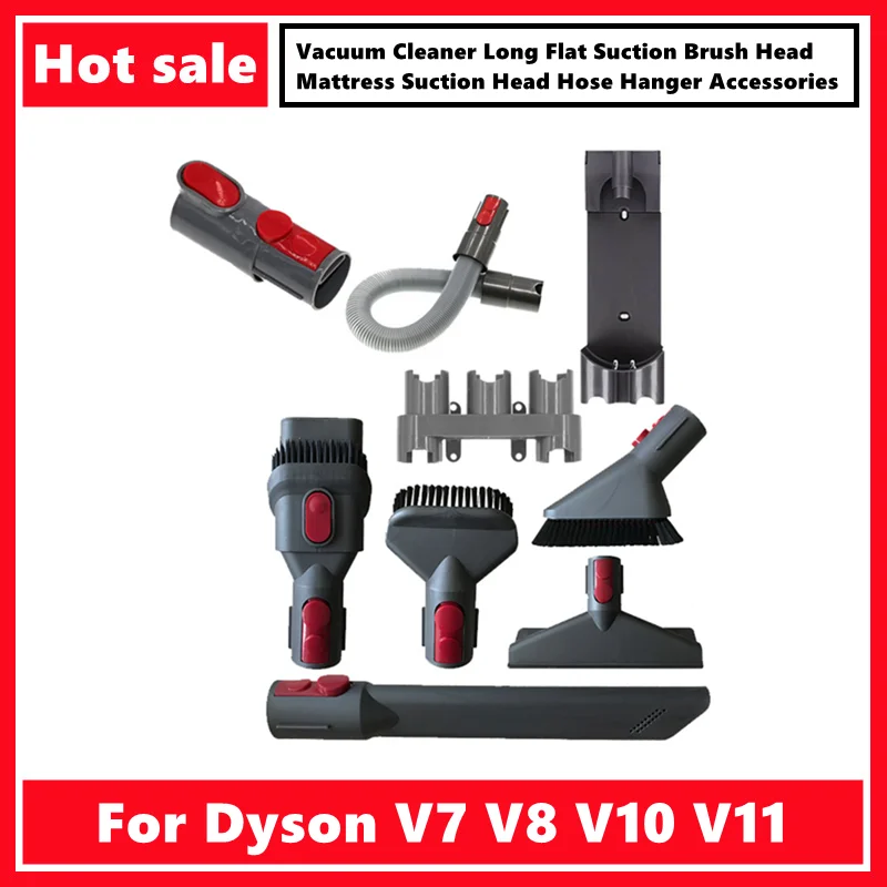 4-in-1 Bendable Anti-static Suction Head Kit for Dyson V6 / V7 / V8 / V9 / V10 main image 0