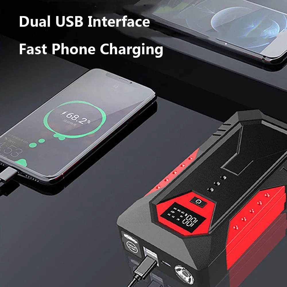 1200A Portable Car Jump Starter 18000mAh Power Bank Car Booster Charger 12V Star
