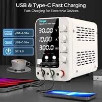 DC Lab แหล่งจ่ายไฟ 30V 60V 120V Bench Power Supply Encoder ควบคุมแรงดันไฟฟ้าและ Current Dual แรงดันไฟฟ้าขาเข้า 220 V/110 V 3