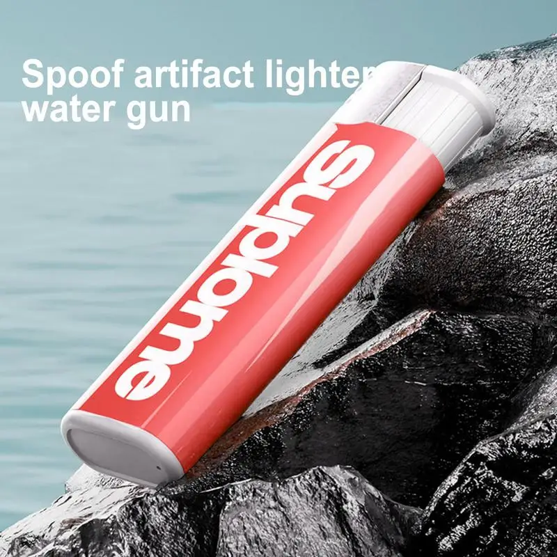 Prank Toy Water Lighters Shaped Toy Water Squirt Practical Joke Lighters For Kids Adult Gift prank toys water gun