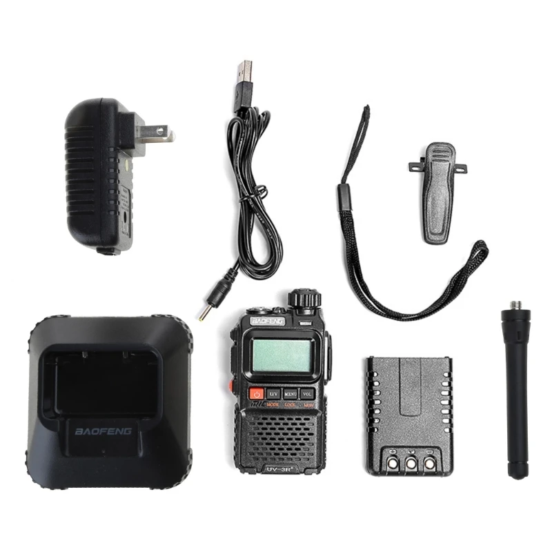 

New BF-UV-3R Walkie-Talkie Waterproof Dual-band Radio Two Way Radio for Hotel