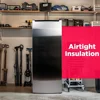 AMZ Upright Freezer 6.5 cu ft Stainless Platinum Design Series, Silver Product Dimensions 21"D x 23"W x 56"H 5