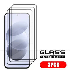 Premium Tempered Glass Screen Protector - Full Cover, 9H Hardness for Redmi Note 17 4G (3 Front Glass)