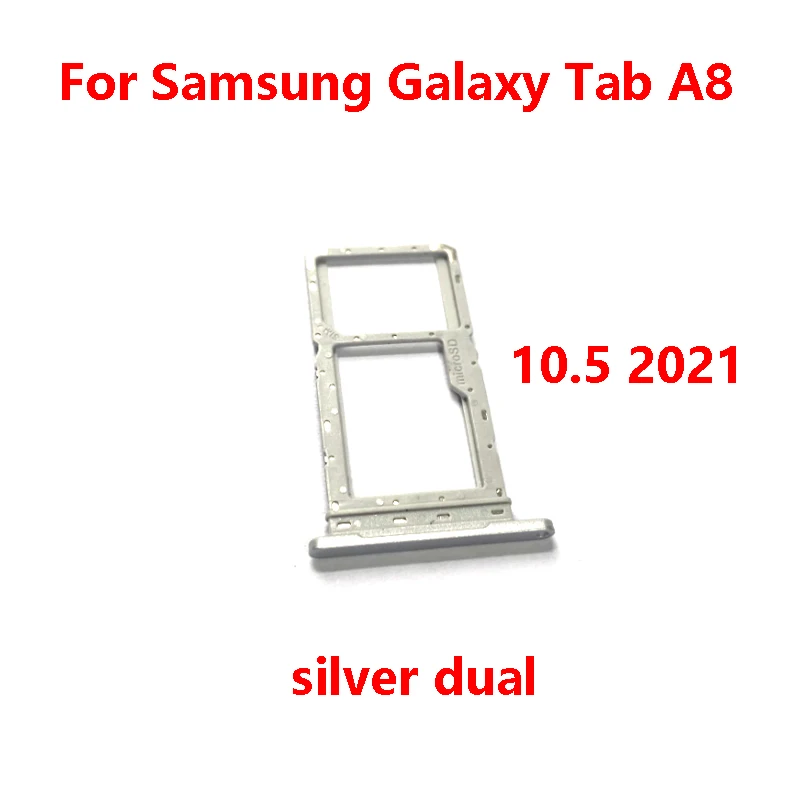 Sim Card Slot Tray Holder Sim Card Reader Socket for Samsung Galaxy Tab A8 10.5 SM-X200 SM-X205,phone sim tray holder