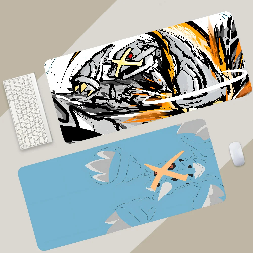 1pc Metagross P-Pokemon-n Anime Mouse Pad Large Mouse Mat Pink Office Desk Mat Laptop Gaming Large Mousepad 4