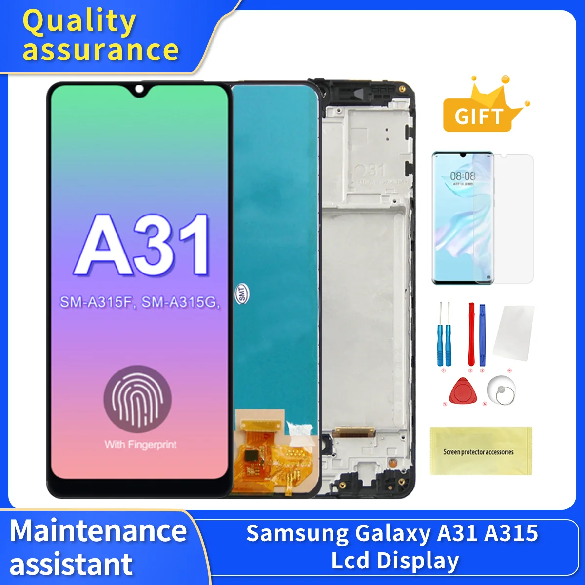 A31 A315 A315F Display Screen Replacement for Samsung Galaxy A31 A315