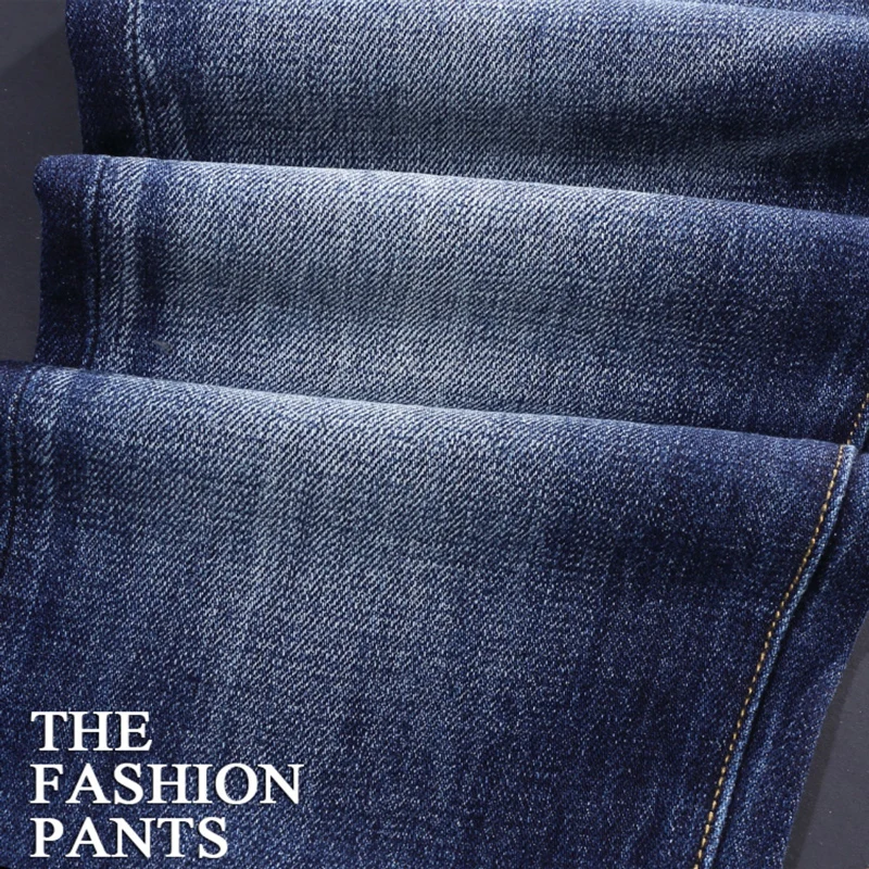 Italian Style Fashion Men Jeans High Quality Retro Blue Elastic Slim Fit Ripped Jeans Men Brand Designer Vintage Pants Hombre