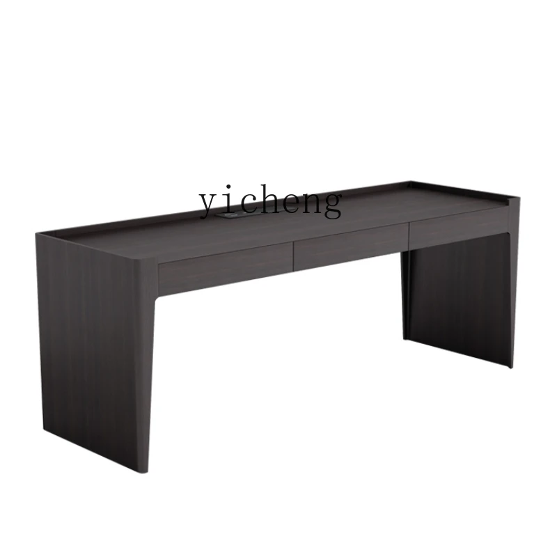 

Tqh Designer Desk Home Solid Wood Desk Computer Desk