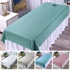 Beauty Salon Spa Bed Sheet Massage Treatment Bedspread Solid Color Cotton Soft Comfort Breathable Club Spa Bed Cover With Hole  4