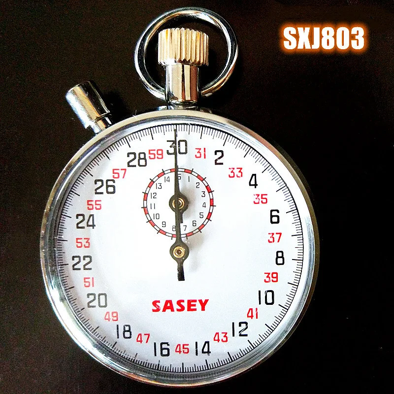SXJ504 SXJ505 SXJ803 SXJ806 Steel Mechanical Stopwatch Track Field Running Competition Stop Watch Metal Sports Training Timer 5
