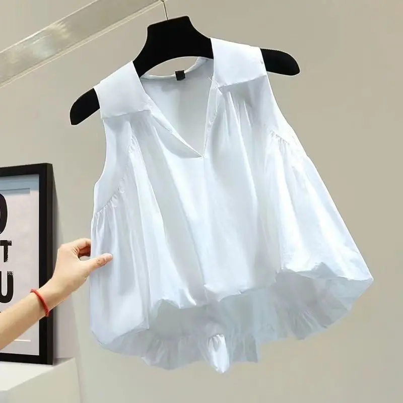 V-Neck Summer Women T-shirt Casual All-match Comfortable Tops - Uniqwear