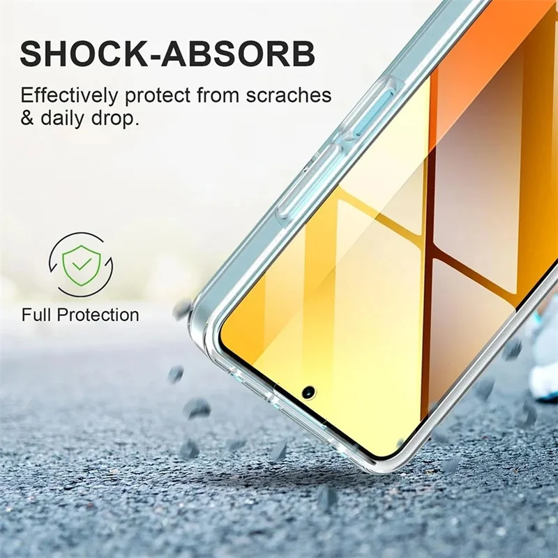 Premium 360° Full Silicone Clear Body Case – 3-in-1 Protection