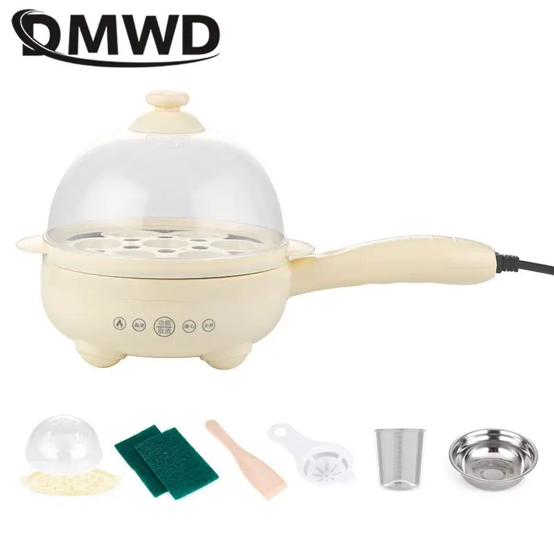 Mini Egg boiler Multifunctional Electric Skillet Omelette Crepe maker Non-stick coating Pancake Machine Food steamer 110V 220V 3