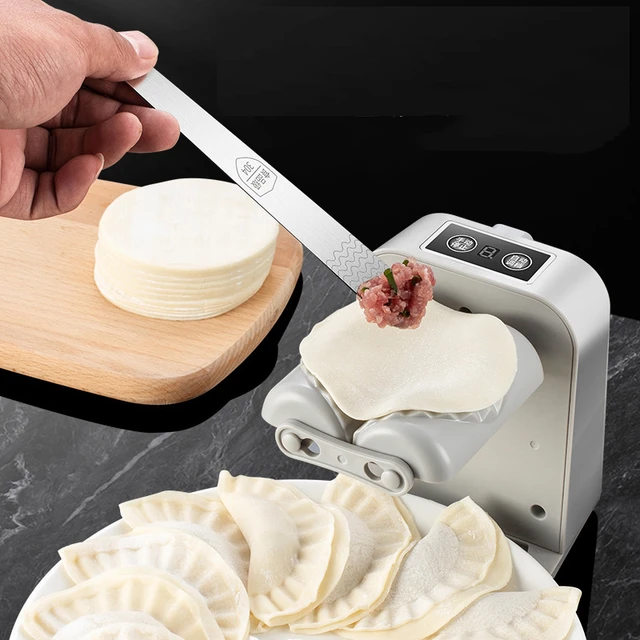 Automatic Electric Dumpling Maker Machine Manual Double Head Press  Dumplings Mold Diy Empanadas Ravioli Mould Kitchen Tool - Dumplings -  AliExpress