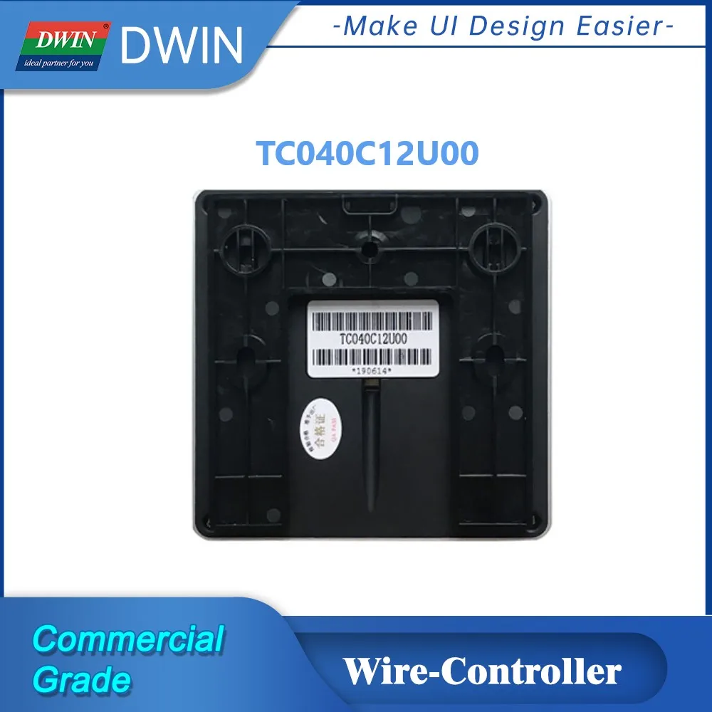 DWIN 4인치 유선 컨트롤러 IPS TFT LCD 디스플레이 480*480 Wifi 스마트 홈 벽걸이형 HMI IOT 터치 스크린 패널