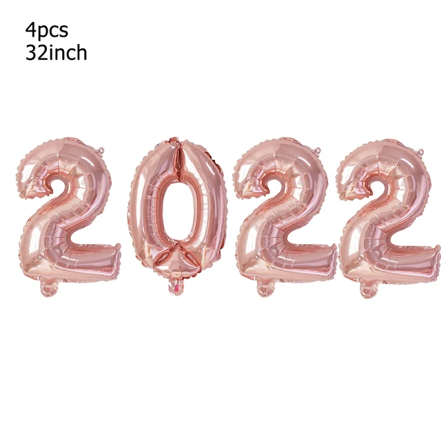 1-15pcs Graduation Balloons Gold Silver Black Latex Balloon Confetti Ballons 2022 Congratulation Grad Party Decoration Supplies 32inch-2022-rosegold