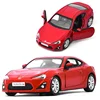 1/36 Toyota GT 86 Alloy Sports Car Model Diecast Metal Track Racing Car Vehicles Model Simulation Miniature Scale Kids Toys Gift 6