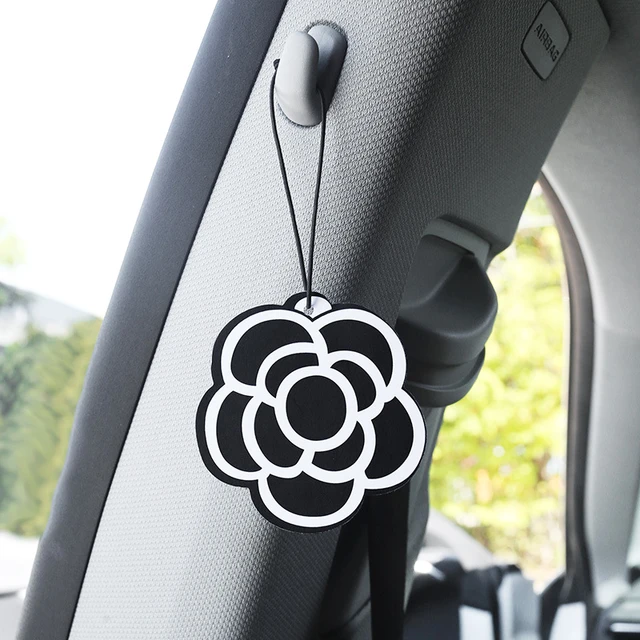 Car Fresheners For Women Camellia Flower Rear View Mirror Hanging Air  Freshener Ornaments Automobiles Car Decoration Accessories - AliExpress