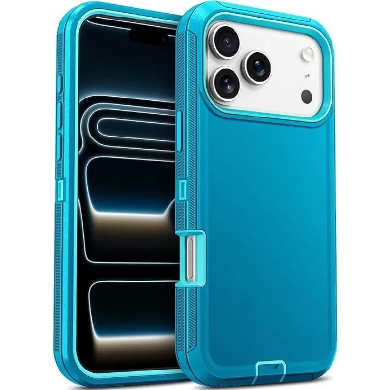 Rugged Heavy Duty Hybrid 3IN1 Ott Defender Shockproof Case with PC+TPU Cover