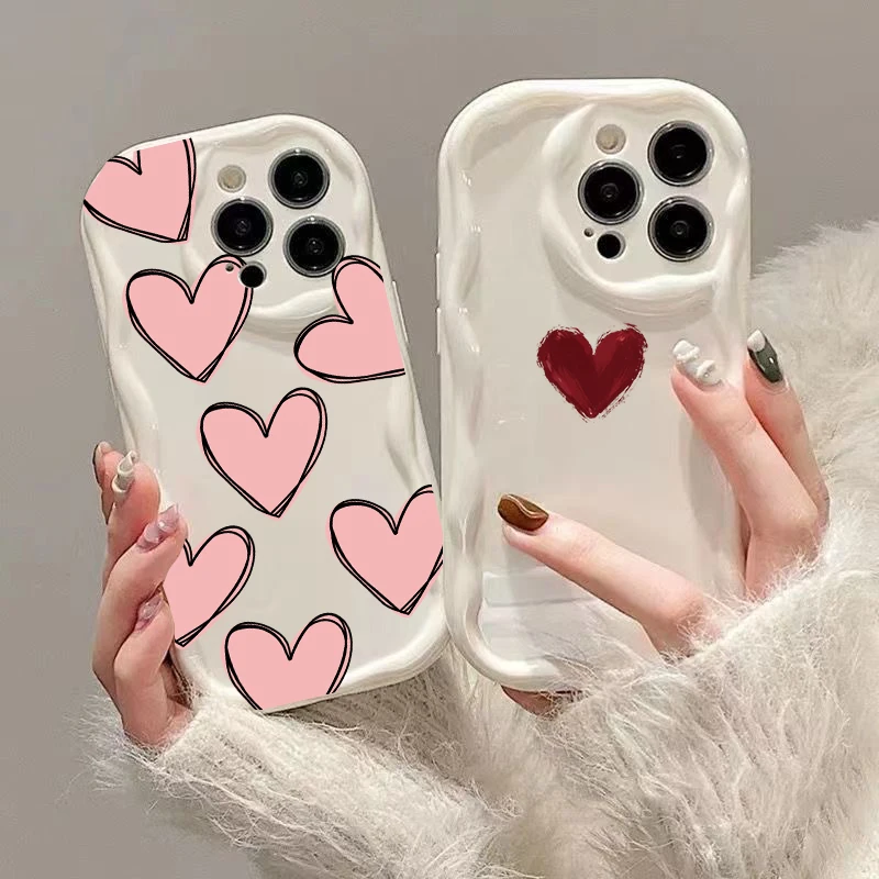 Romantic Love Hearts Phone Case Skin