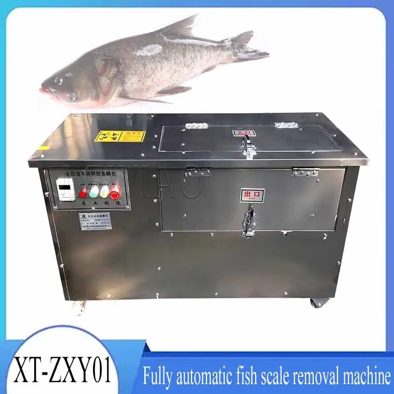 

Commercial Fish Killing Machine Large Fish Skin Clearner Scraping Electric Automatic Fish Scale Removal Graters Machine