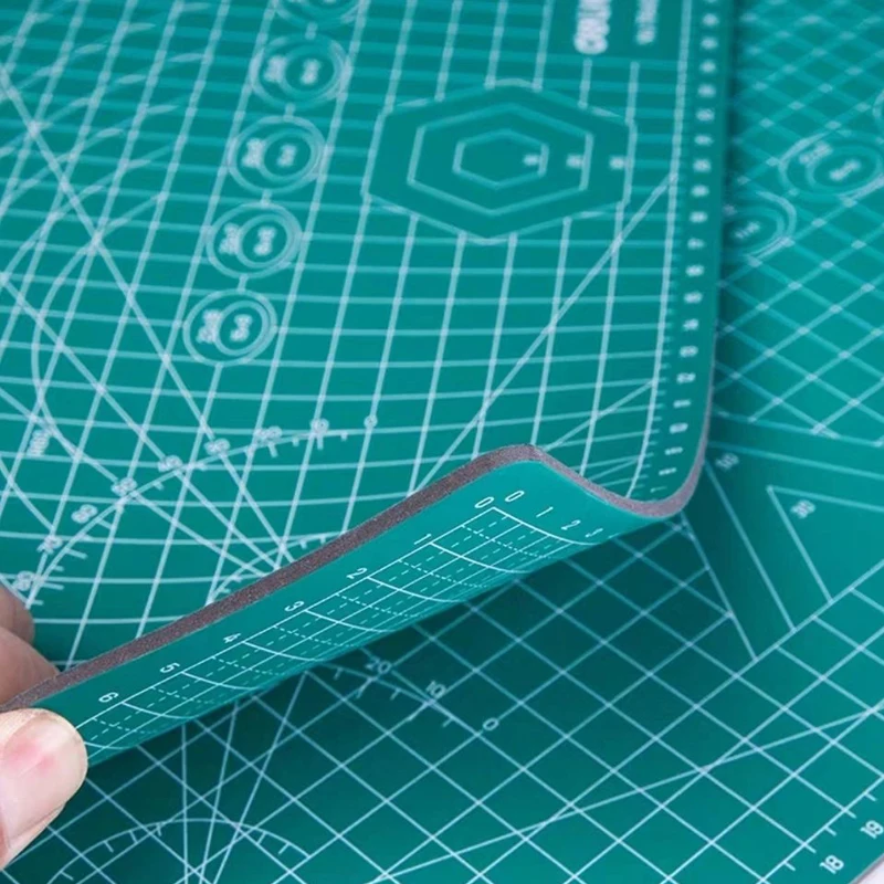 A1A2A3A4 PVC Cutting Mat DIY Leather Craft Tool Double-Sided Self-Healing Mat Bottom Plate Cutting Patchwork Sewing Tool Set leather sewing tools