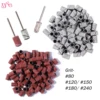 80#150#240# Zebra Sanding Bands Machine Nail Drill Bits Foot Care Polishing Manicure Gel Polish Remover Replacement Tools Cutter 2
