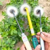 2024 Weeding Artifact Sunflower Hoe With Wooden Handle For Yard Work 2