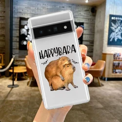 Cute Cartoon Capybara Phone Case - Funny Gift Cover - Pixel 9 Pro (B1)