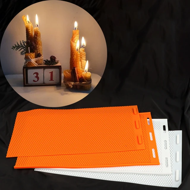 Silicone Candle Making Supplies Tool  Bee Honeycomb Candle Silicone Molds  - Candle - Aliexpress