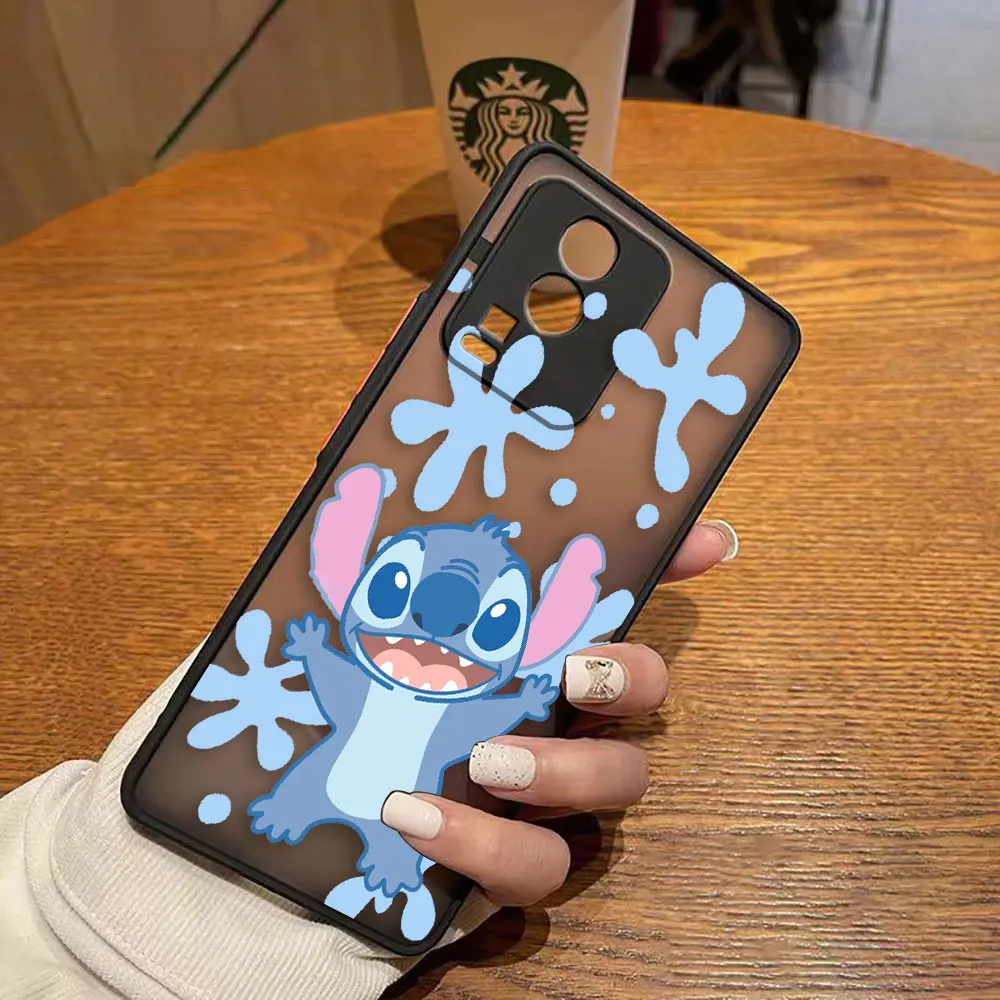 thumbnail image 1 of Funda mate para VIVO X90 X80 X70 5G X60 X50 X30 IQOO NEO 3 5 7 PRO PLUS X27 X23 Funda Capa Shell Lilo & Stitch dibujos animados Anime, 1 of 5