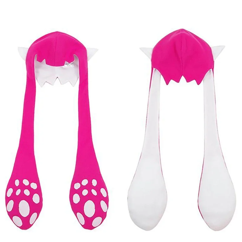 Game Splatoons 2 Inkling Squid Cosplay Hat Winter Balaclava Carniva Halloween Party Cap for Adult Kids