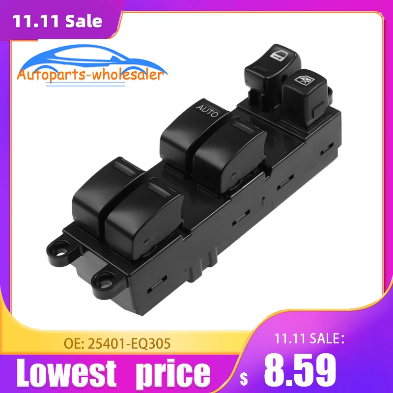 Nissan x-trail 25401-EQ305 Power Window Switch Accessory